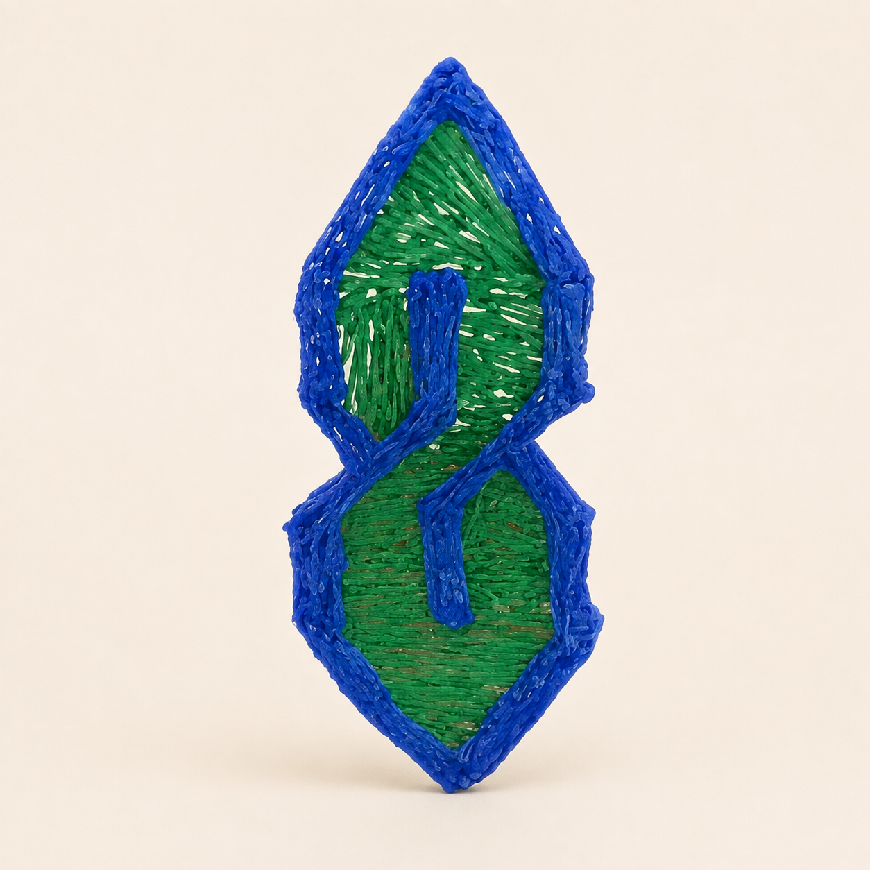 Magic S, handmade 3D pen art by Rani